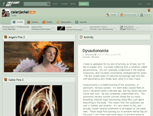 Tablet Screenshot of calanjackal.deviantart.com