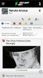 Mobile Screenshot of naruto-arceus.deviantart.com