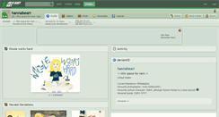 Desktop Screenshot of hannabearr.deviantart.com