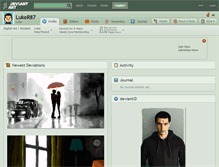 Tablet Screenshot of luker87.deviantart.com