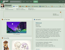 Tablet Screenshot of kishmond.deviantart.com