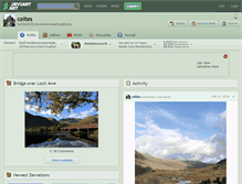 Tablet Screenshot of celtes.deviantart.com