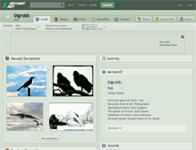 Tablet Screenshot of bigrobb.deviantart.com