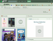 Tablet Screenshot of davegilpin.deviantart.com