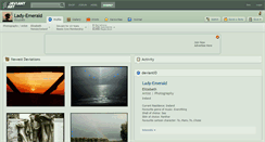 Desktop Screenshot of lady-emerald.deviantart.com