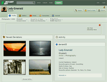 Tablet Screenshot of lady-emerald.deviantart.com