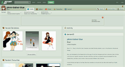 Desktop Screenshot of pkmn-trainer-blue.deviantart.com
