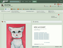 Tablet Screenshot of kiwii-tea.deviantart.com
