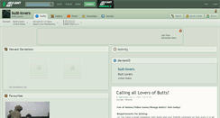 Desktop Screenshot of butt-lovers.deviantart.com