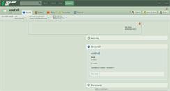 Desktop Screenshot of coldroll.deviantart.com