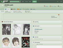 Tablet Screenshot of christie-yuen.deviantart.com
