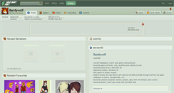 Desktop Screenshot of bandywolf.deviantart.com