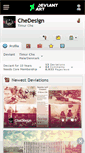 Mobile Screenshot of chedesign.deviantart.com