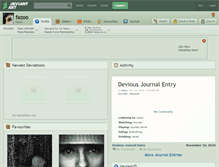 Tablet Screenshot of fazoo.deviantart.com