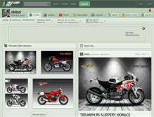 Tablet Screenshot of obiboi.deviantart.com