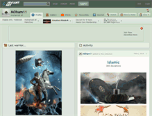 Tablet Screenshot of moham11.deviantart.com