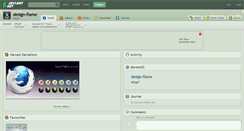 Desktop Screenshot of design-flame.deviantart.com