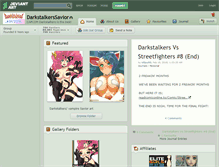 Tablet Screenshot of darkstalkerssavior.deviantart.com