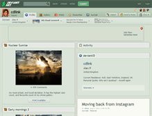 Tablet Screenshot of cdlink.deviantart.com