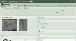 Desktop Screenshot of kid-hulk333.deviantart.com
