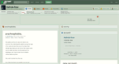 Desktop Screenshot of malinda-rose.deviantart.com