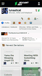 Mobile Screenshot of lunaalicat.deviantart.com