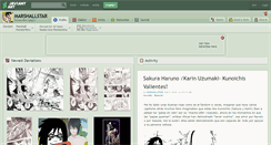 Desktop Screenshot of marshallstar.deviantart.com