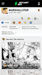 Mobile Screenshot of marshallstar.deviantart.com