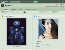 Tablet Screenshot of kashuse.deviantart.com