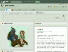 Tablet Screenshot of greenmamba5.deviantart.com