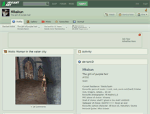Tablet Screenshot of nikakun.deviantart.com