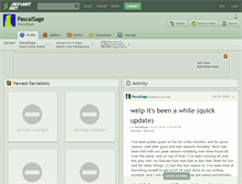 Tablet Screenshot of pascalsage.deviantart.com
