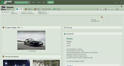 Desktop Screenshot of dhante.deviantart.com