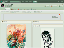 Tablet Screenshot of kurohime27.deviantart.com