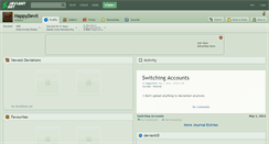 Desktop Screenshot of happydevil.deviantart.com