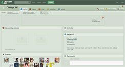 Desktop Screenshot of chrissycmk.deviantart.com