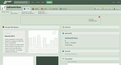 Desktop Screenshot of indiciumirritum.deviantart.com