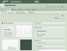 Tablet Screenshot of indiciumirritum.deviantart.com