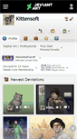 Mobile Screenshot of kittensoft.deviantart.com