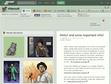 Tablet Screenshot of kittensoft.deviantart.com