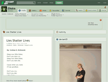 Tablet Screenshot of elkstra.deviantart.com