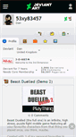 Mobile Screenshot of 53xy83457.deviantart.com