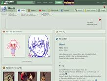 Tablet Screenshot of llrenll.deviantart.com