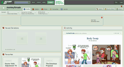 Desktop Screenshot of monkeyforsale.deviantart.com
