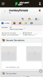 Mobile Screenshot of monkeyforsale.deviantart.com