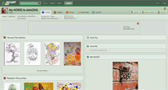 Desktop Screenshot of my-horse-is-amazing.deviantart.com