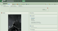 Desktop Screenshot of deavlynn.deviantart.com