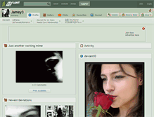 Tablet Screenshot of jamey3.deviantart.com