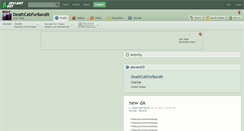 Desktop Screenshot of deathcabforbandit.deviantart.com