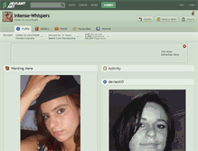 Tablet Screenshot of intense-whispers.deviantart.com